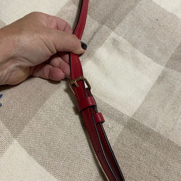 Coach Brown and Red Crossbody Bag - Picture 7 of 8